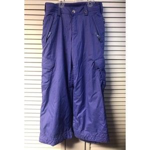 Burton size7/8 purple plaid Snow Pants